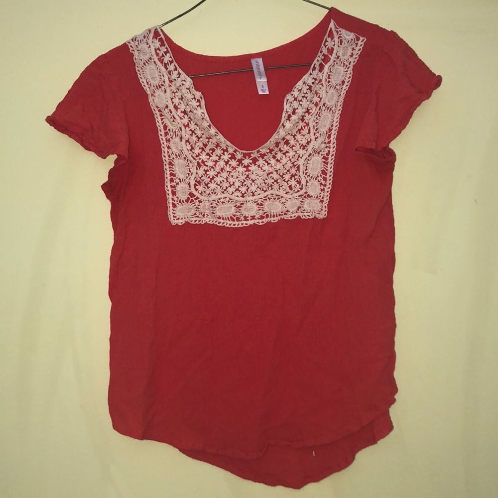 Orange/pink blouse